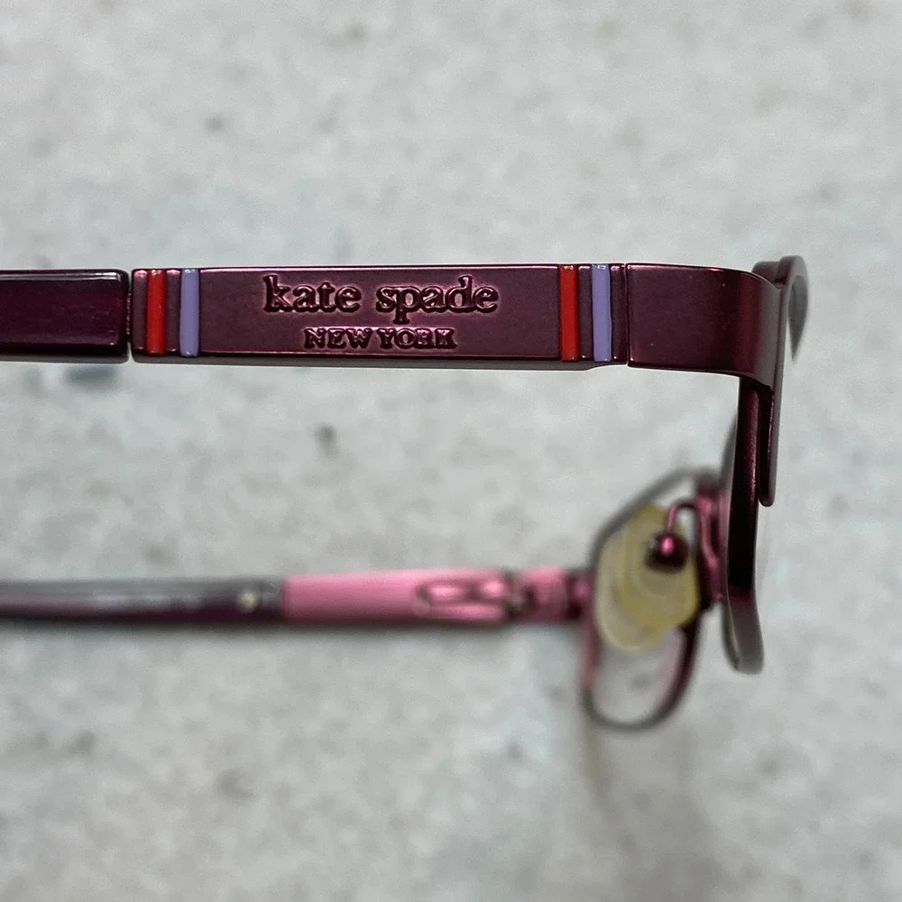 Kate Spade Averil 0RU6 Eyeglasses Womens Burgundy Rectangular 135mm